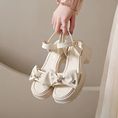 Chic Bow Sandals