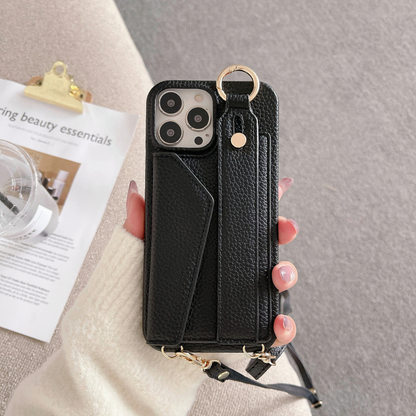 Celesta Leather Crossbody Phone Case