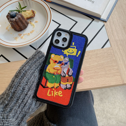 Trendy Embroidery Phone Case