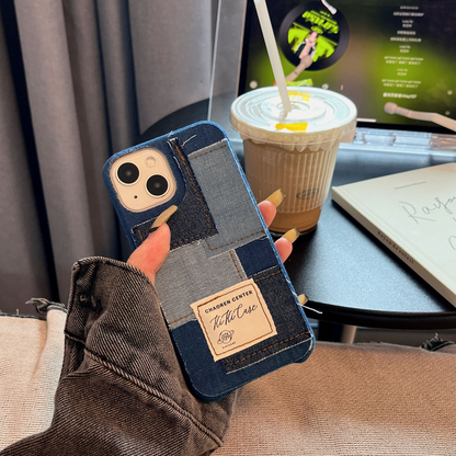 Aurelia Denim Patchwork Phone Case