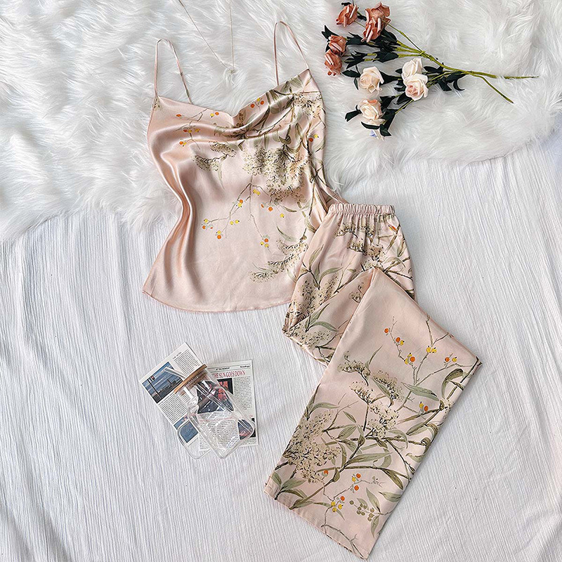 Floral Print Pajama Set