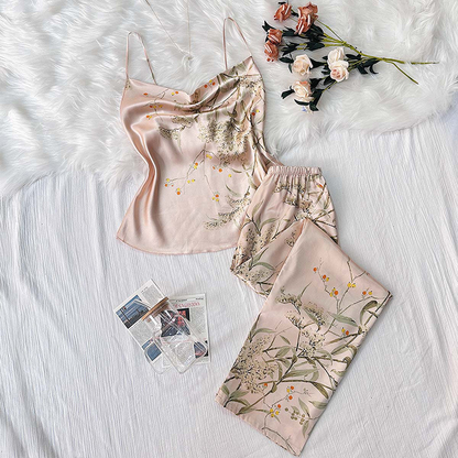 Floral Print Pajama Set