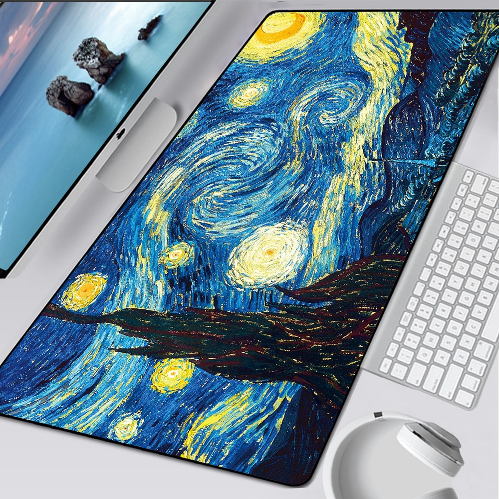 Starry Night Van Gogh Desk Mat