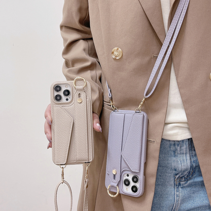 Celesta Leather Crossbody Phone Case