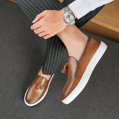 Regal Tassel Leather Loafers