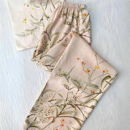 Floral Print Pajama Set