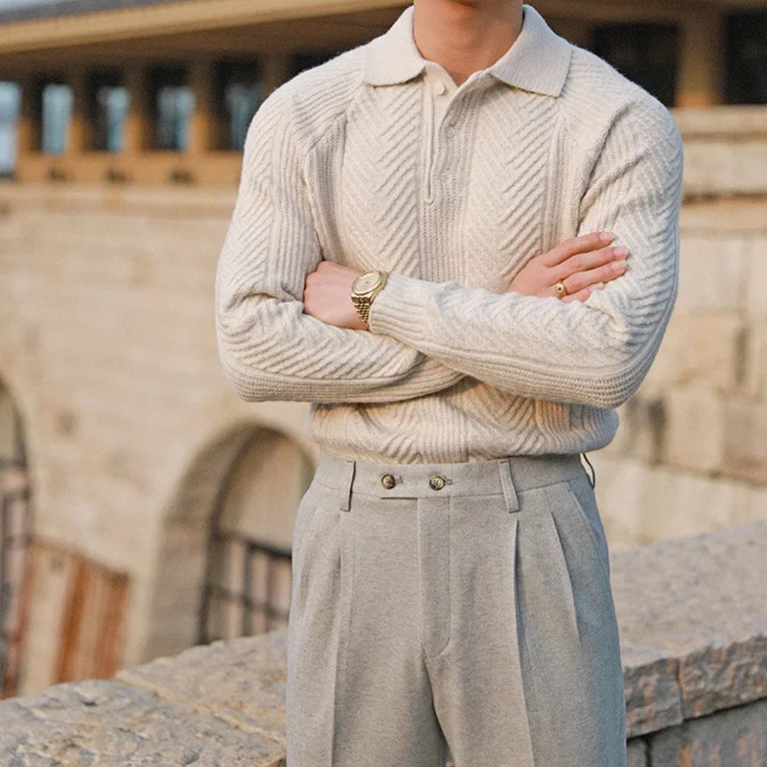 Calderion Lapel Sweater