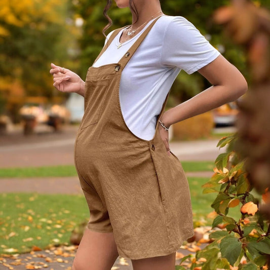 Blissful Bump Breezy Maternity Overalls