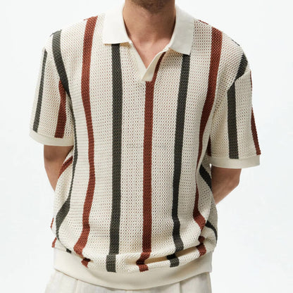 Aurelius Striped Polo Shirt