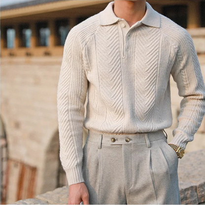 Calderion Lapel Sweater