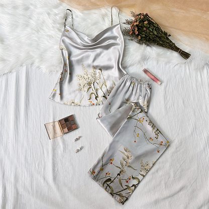 Floral Print Pajama Set