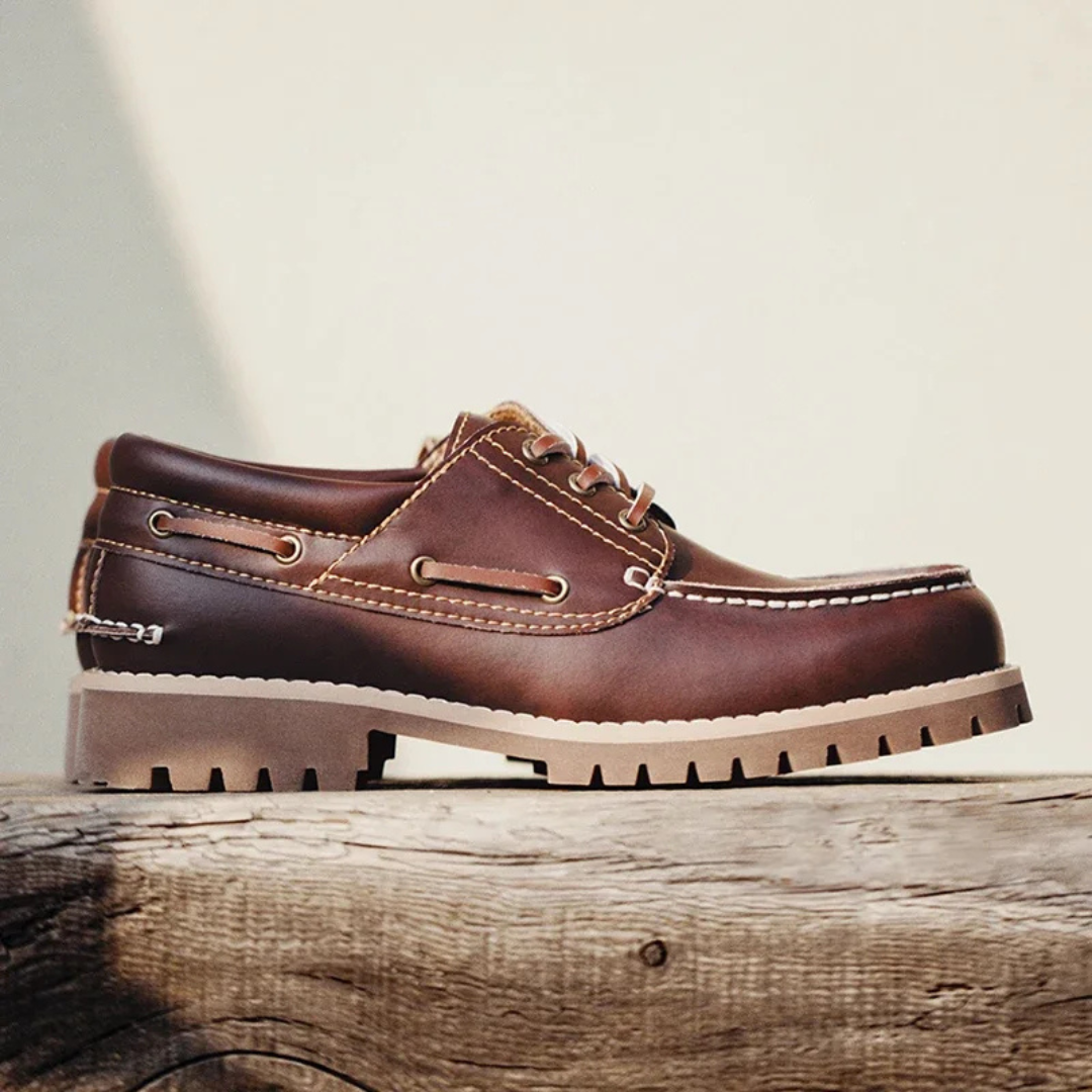 Hamilton Leather Boat Shoe