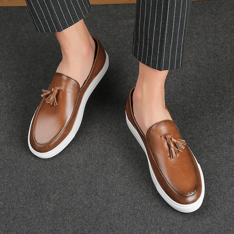 Regal Tassel Leather Loafers