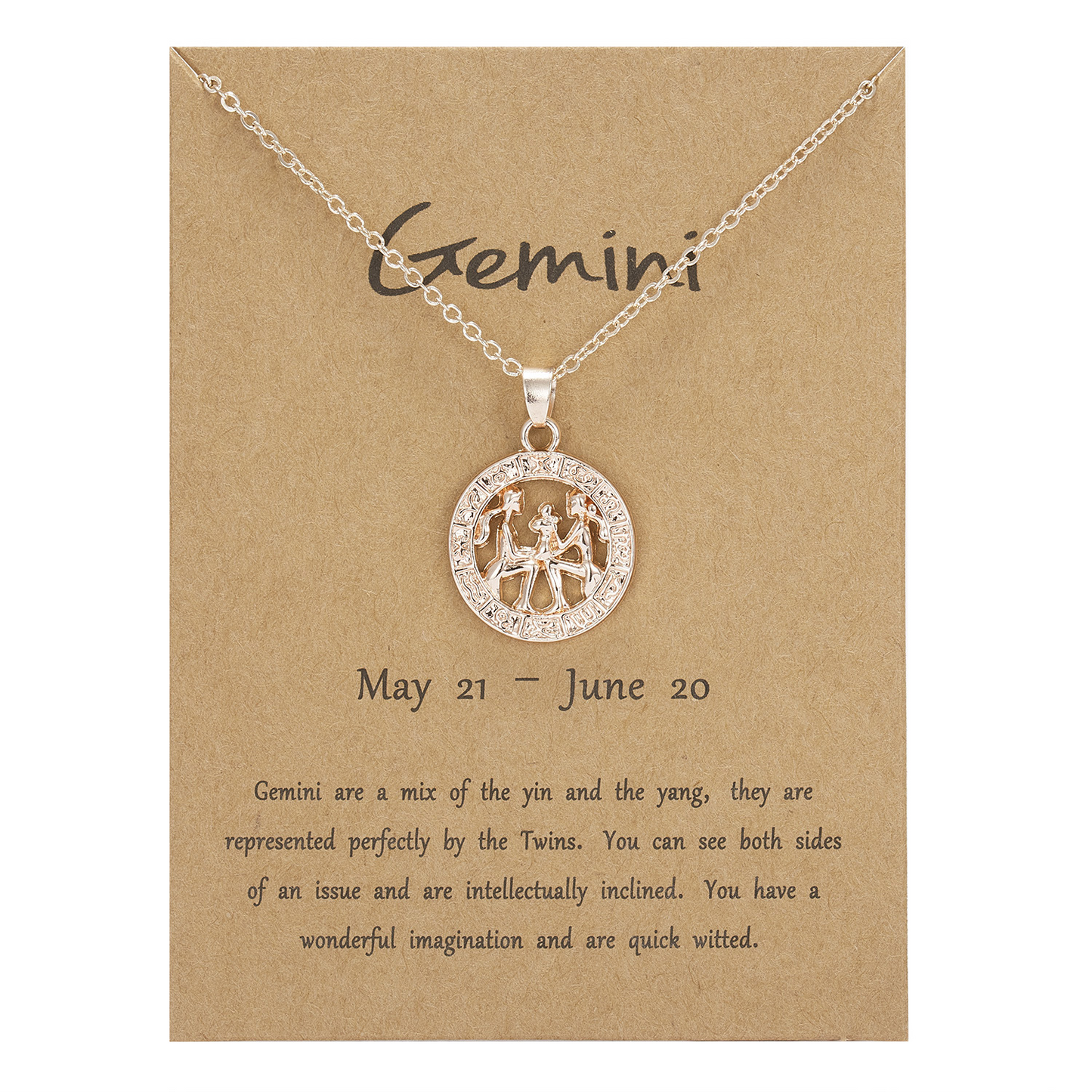 Zodiac Pendant Necklace