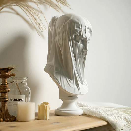 Athena Veiled Maiden Sculpture