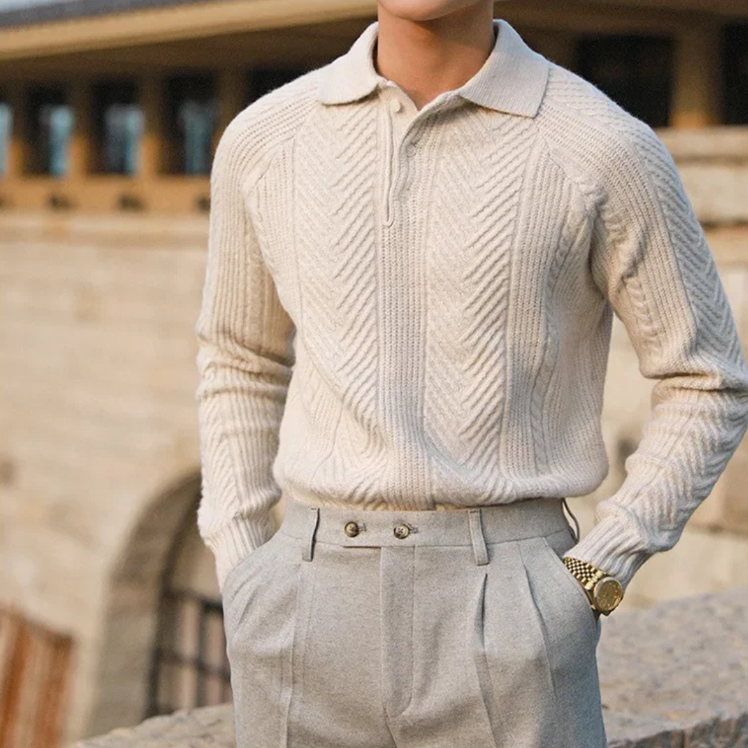 Calderion Lapel Sweater