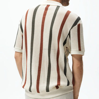 Aurelius Striped Polo Shirt