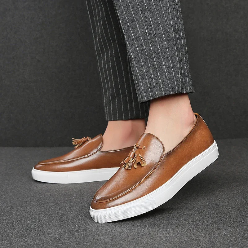 Regal Tassel Leather Loafers