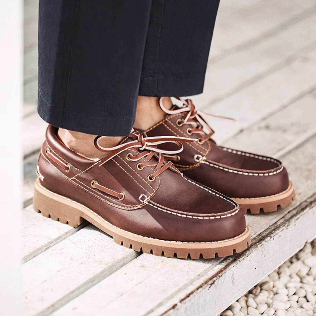 Hamilton Leather Boat Shoe