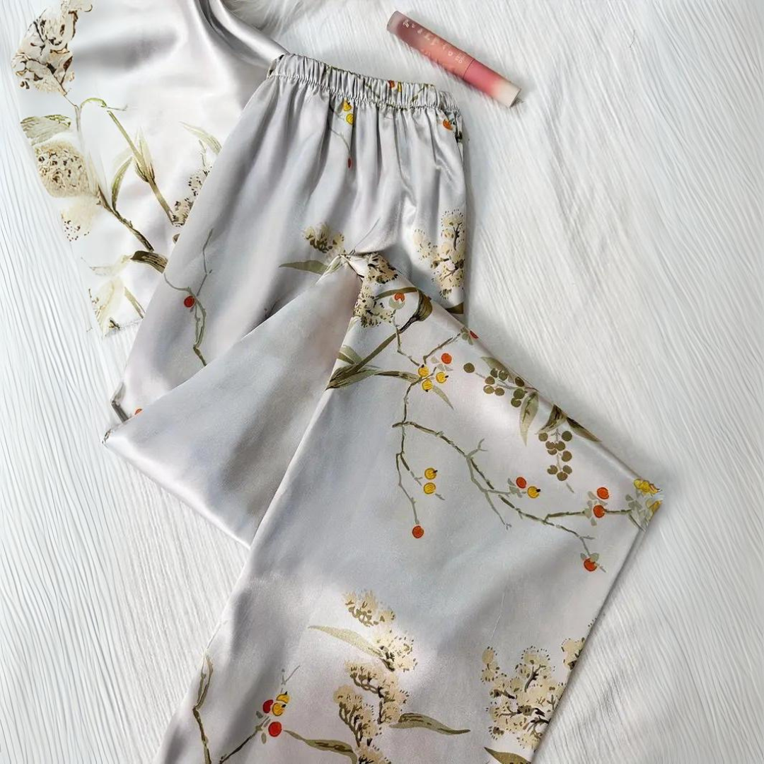 Floral Print Pajama Set