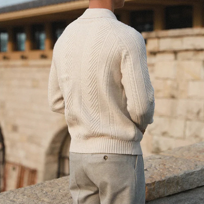 Calderion Lapel Sweater