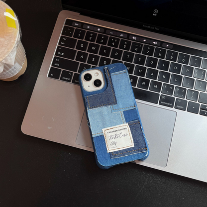 Aurelia Denim Patchwork Phone Case