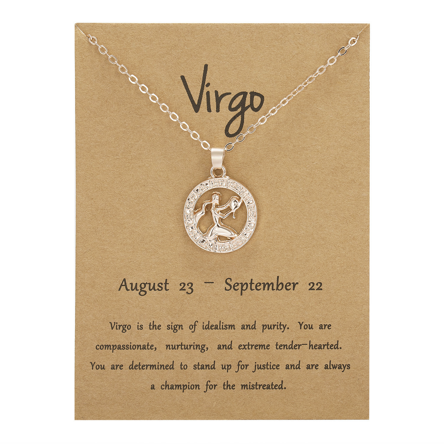 Zodiac Pendant Necklace