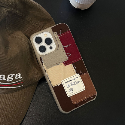 Aurelia Denim Patchwork Phone Case