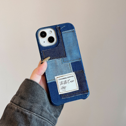 Aurelia Denim Patchwork Phone Case