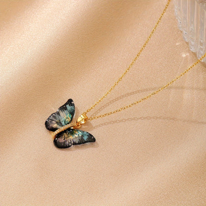 Butterfly Pendant Necklace