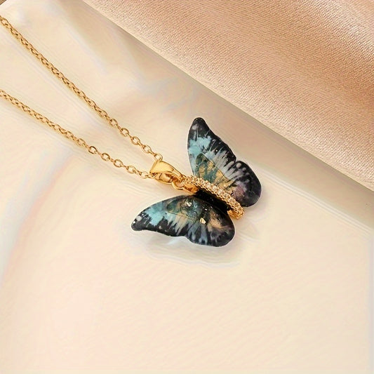 Butterfly Pendant Necklace