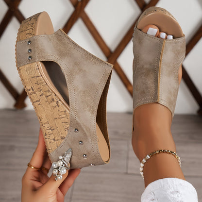 Clementine Wedge Sandals