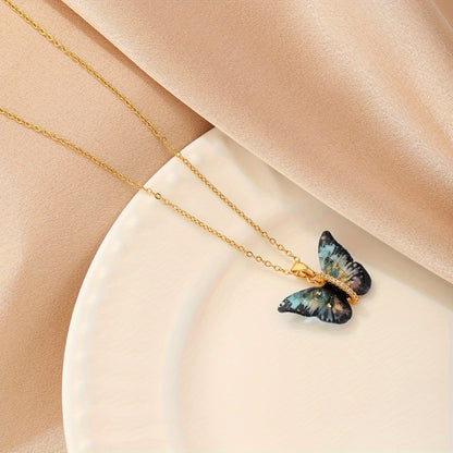 Butterfly Pendant Necklace