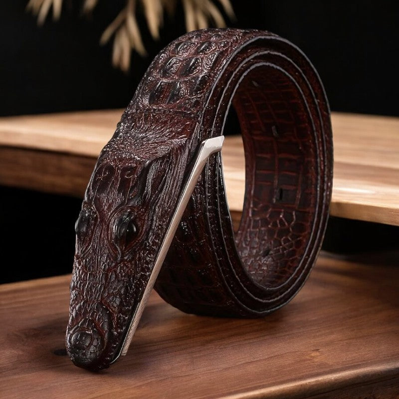 Savannah Apex Crocodile Leather Belt