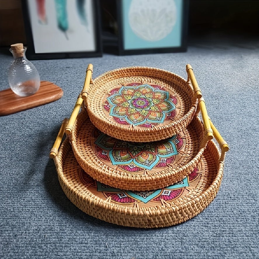 FRANDSY™ Artisan Rattan Tray - FRANDSY™